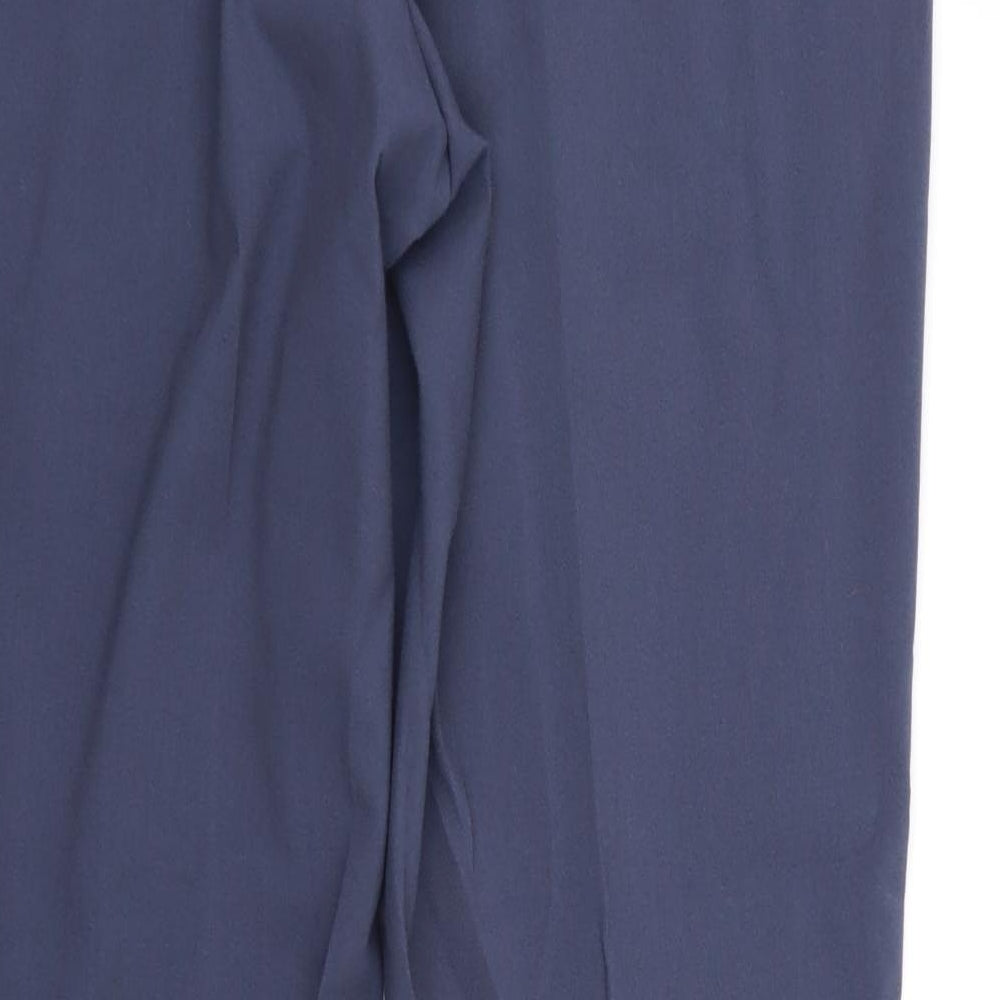 M&S Womens Blue   Trousers  Size 12 L28 in