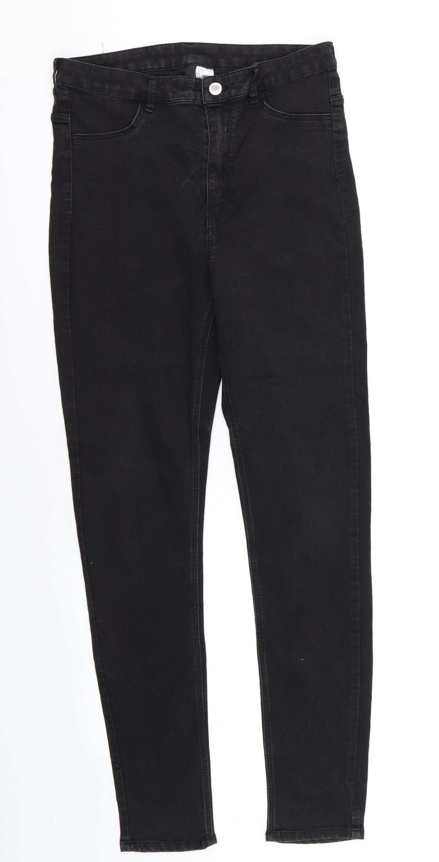 Divided by H&M Womens Black   Skinny Jeans Size 16 L29 in