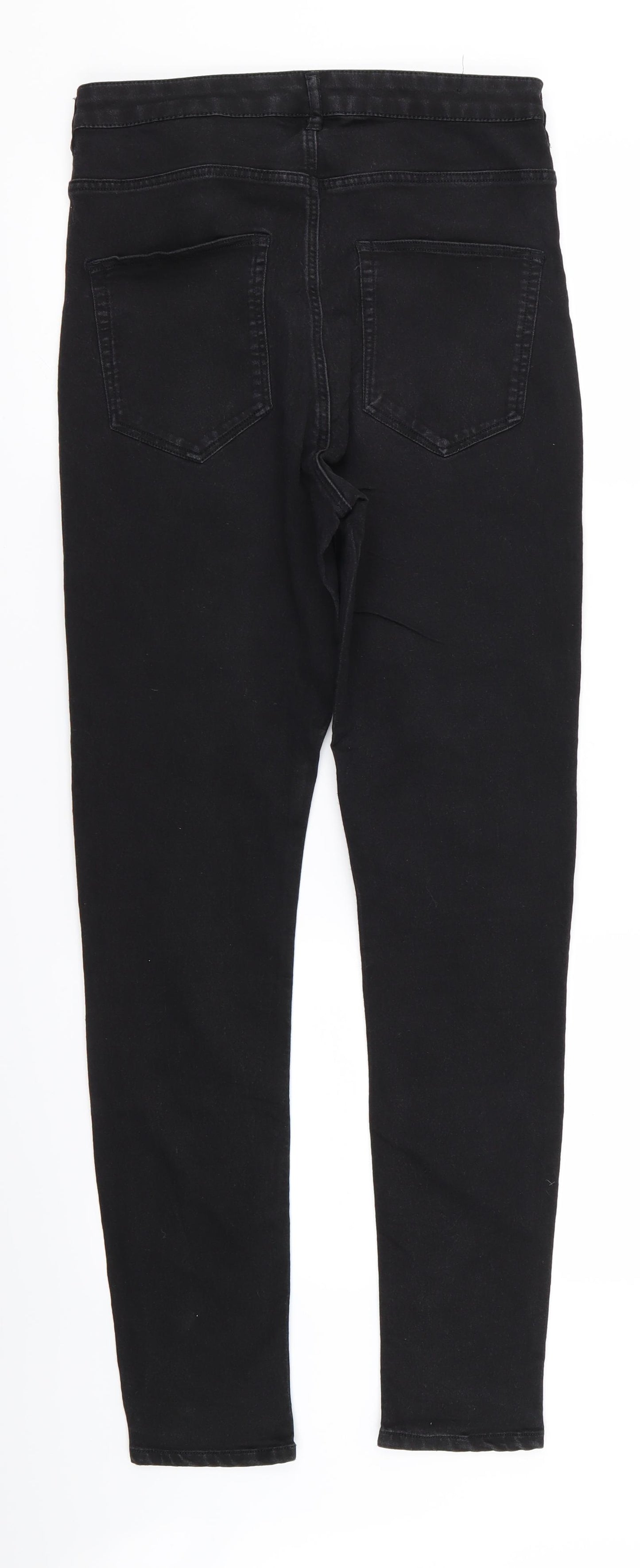Divided by H&M Womens Black   Skinny Jeans Size 16 L29 in