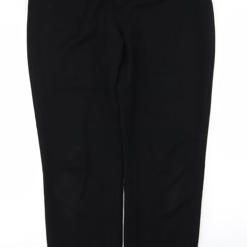 Papaya Womens Black   Trousers  Size 10 L26 in