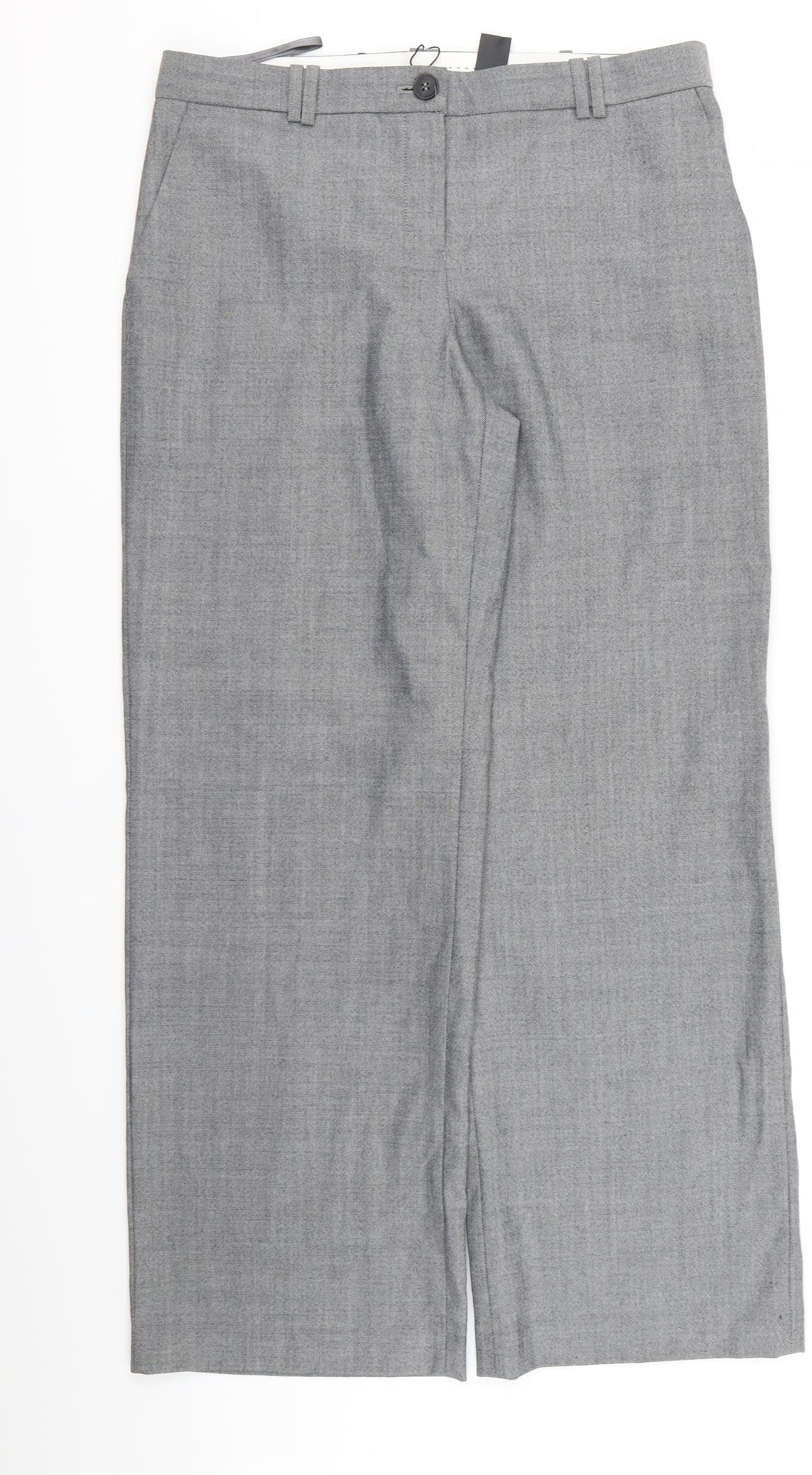 NEXT Womens Grey   Trousers  Size 14 L29 in