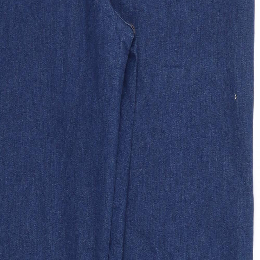 M&Co Womens Blue   Straight Jeans Size 18 L29 in