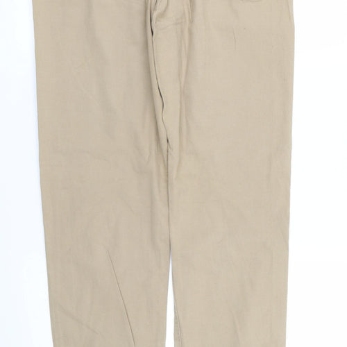 denim and co Womens Beige   Chino Trousers Size 12 L31 in