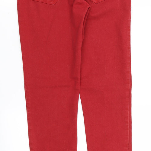 mango  Womens Red   Skinny Jeans Size 10 L29 in