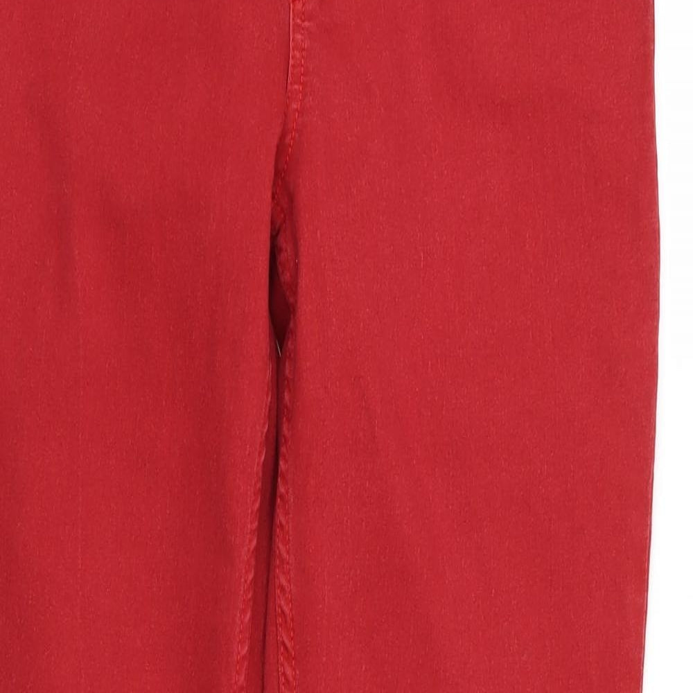 mango  Womens Red   Skinny Jeans Size 10 L29 in