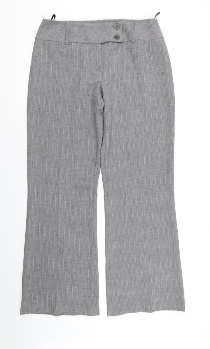 Select Womens Grey Trousers Size 14 L30 in