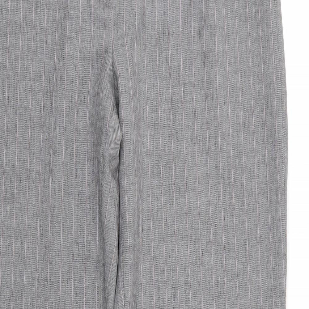 Select Womens Grey   Trousers  Size 14 L30 in