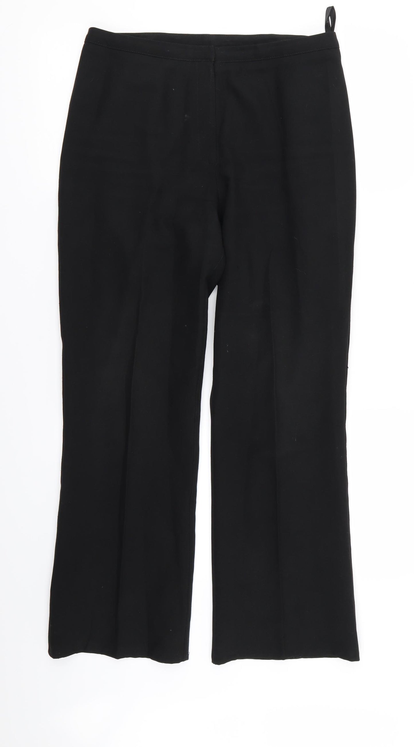 BHS Womens Black   Trousers  Size 14 L26 in