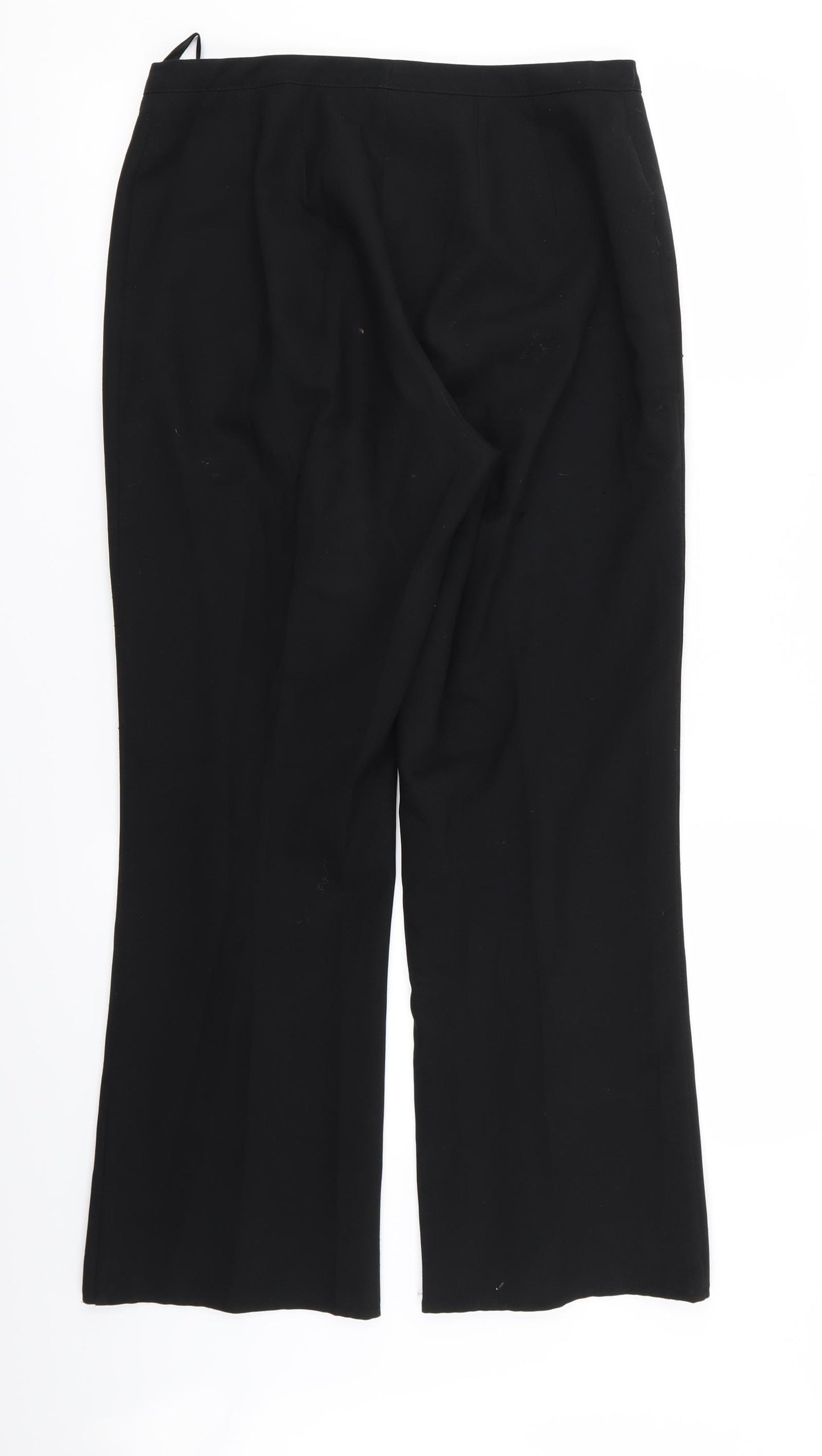 BHS Womens Black   Trousers  Size 14 L26 in