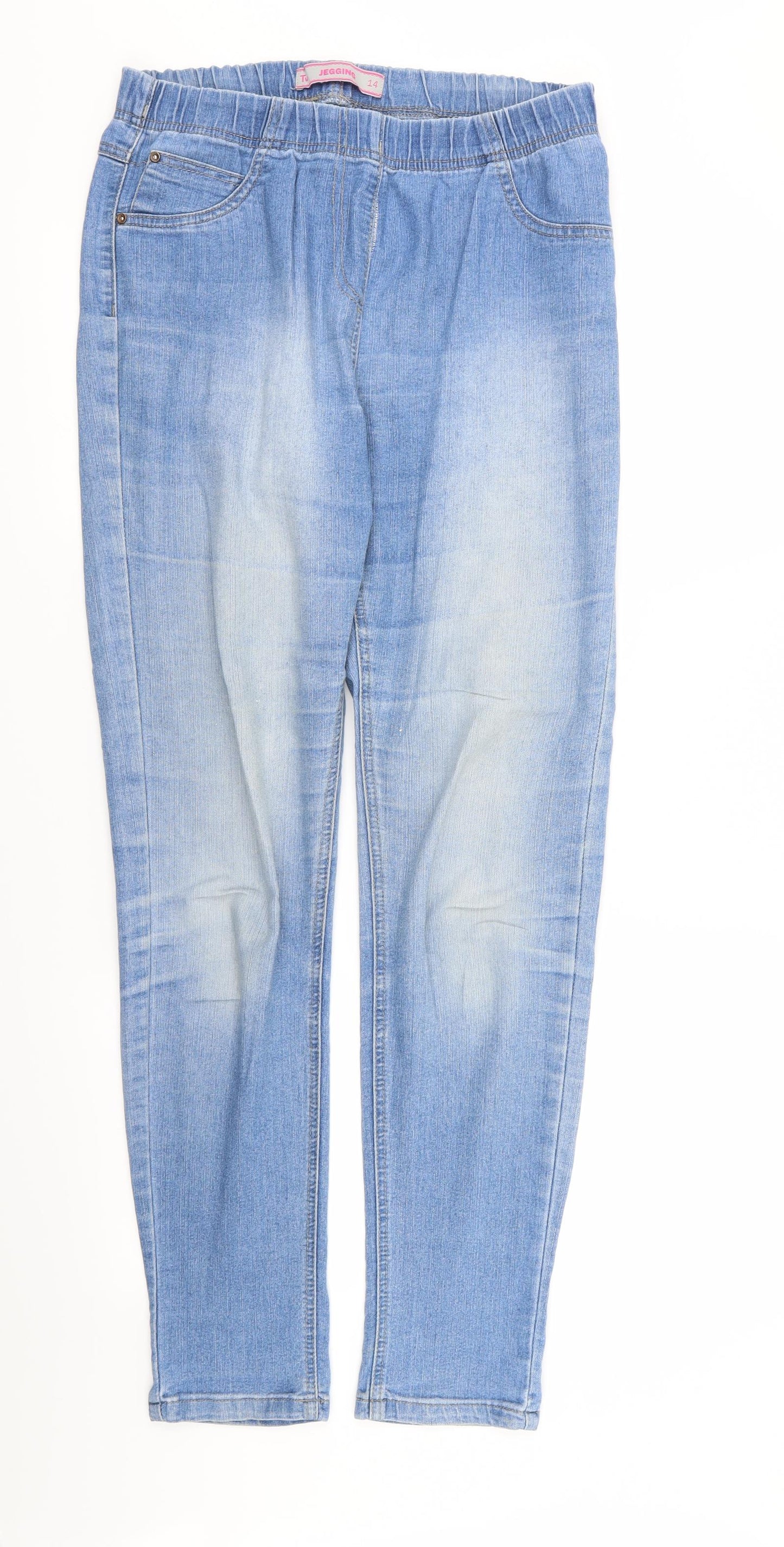 TU Womens Blue   Jegging Leggings Size 14 L28 in - Stretch waistband