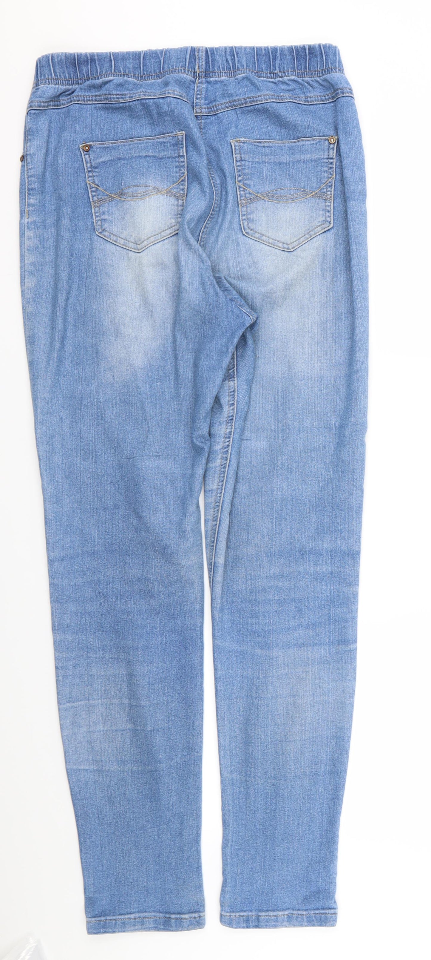 TU Womens Blue   Jegging Leggings Size 14 L28 in - Stretch waistband
