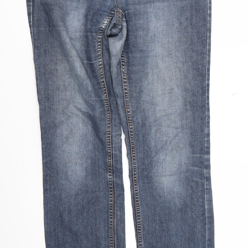 c.i.c Mens Blue   Straight Jeans Size 29 in L34 in