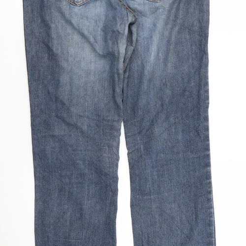 c.i.c Mens Blue   Straight Jeans Size 29 in L34 in
