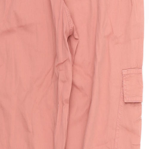 Peacocks Womens Pink   Trousers  Size 14 L30 in