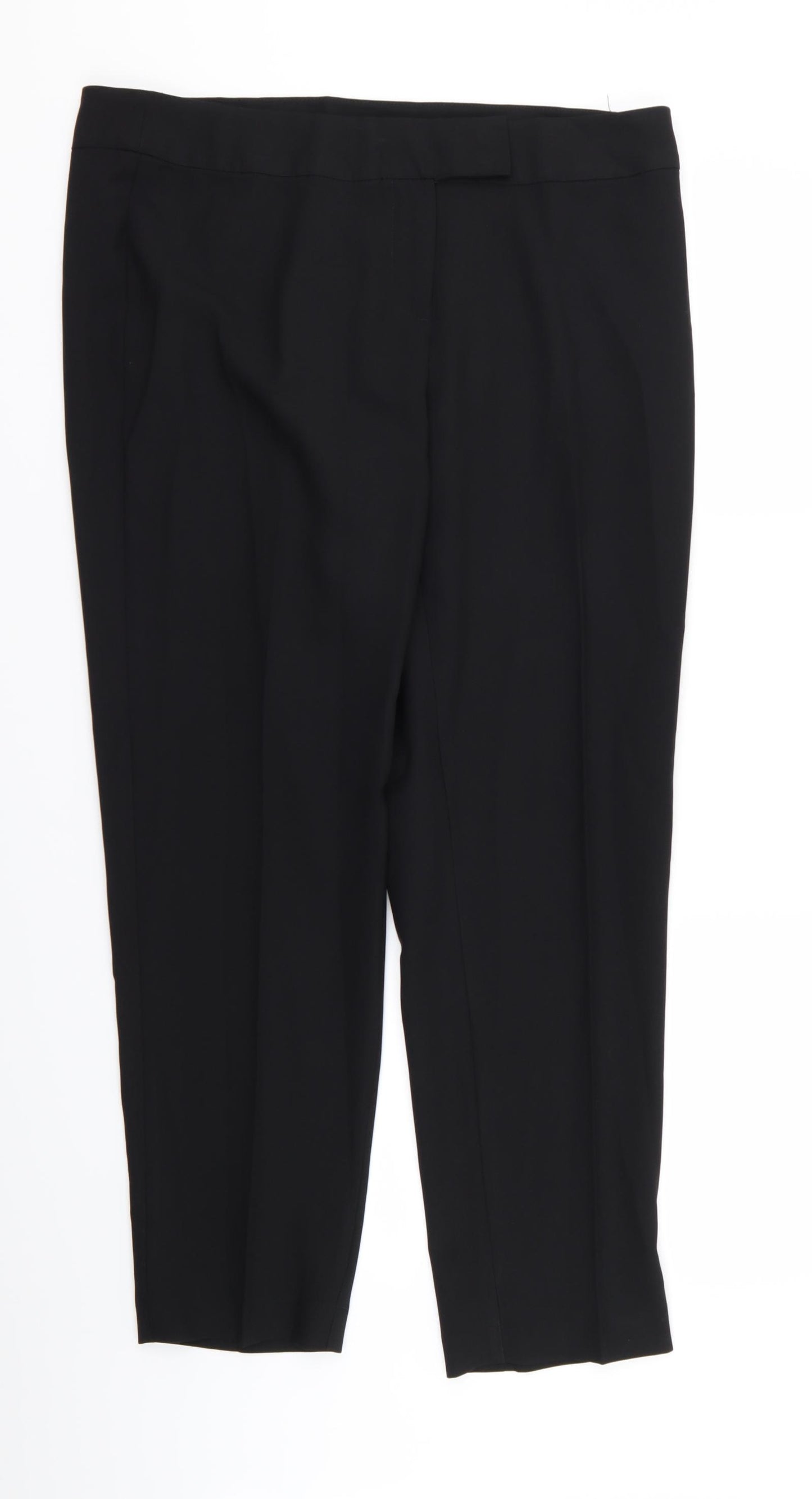 Asda George Womens Black   Trousers  Size 16 L28 in