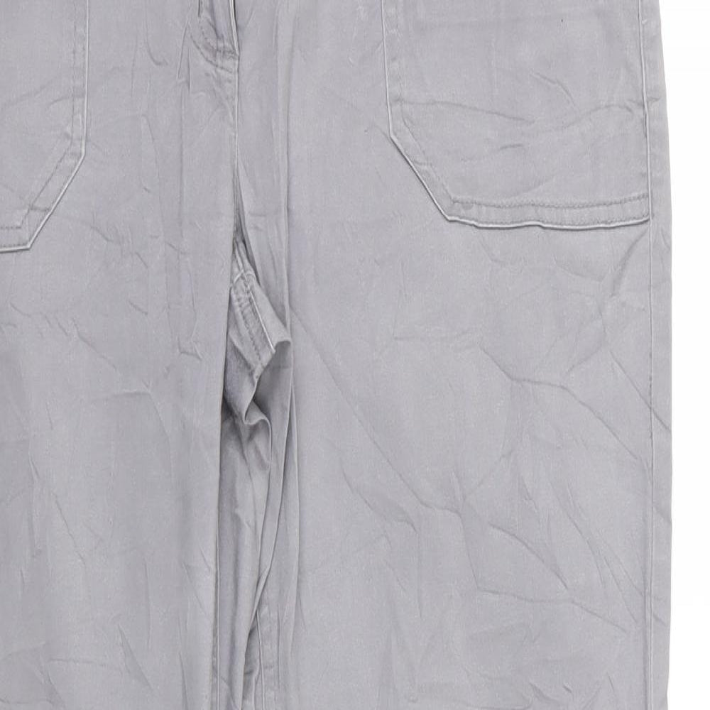 best connetion Womens Grey   Trousers  Size 14 L29 in