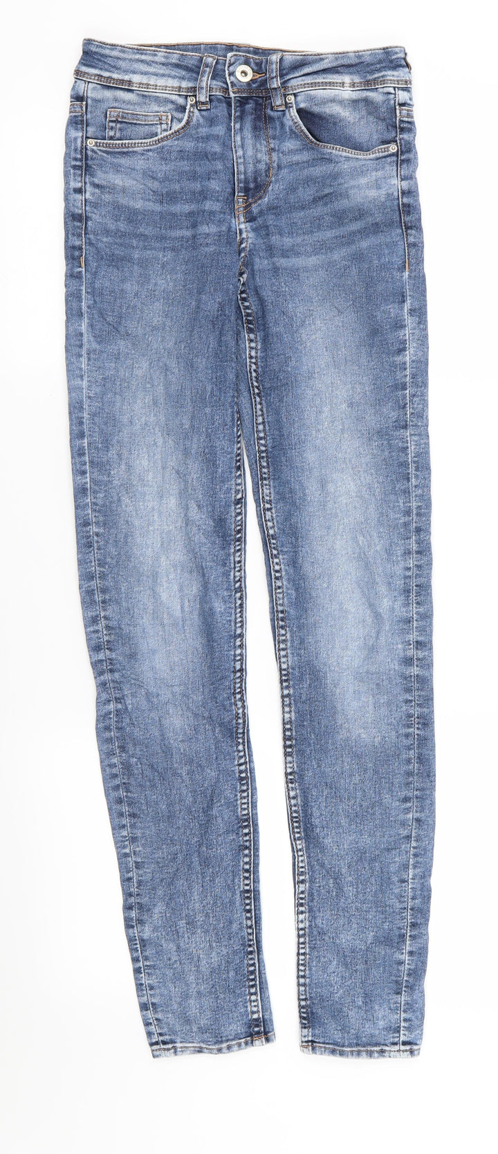 Divided by H&M Womens Blue Skinny Jeans Size 4 L29 in