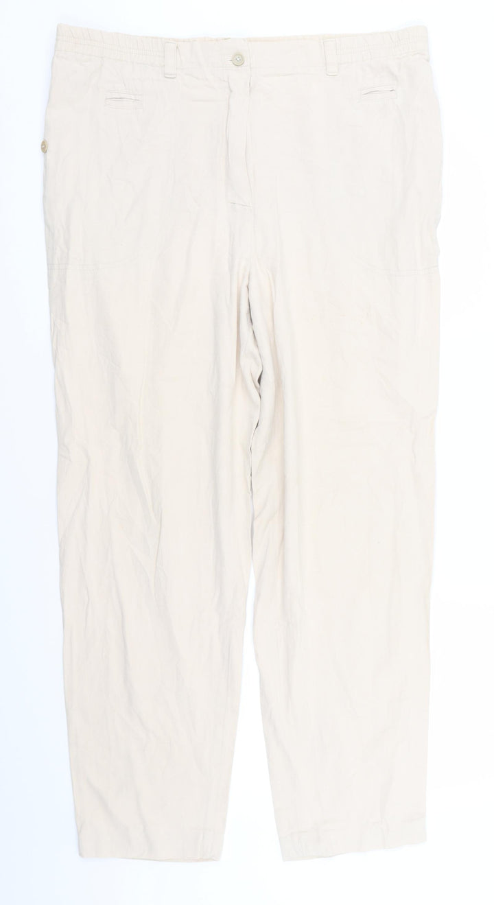 C&A Womens Pink   Trousers  Size 34 in L28 in