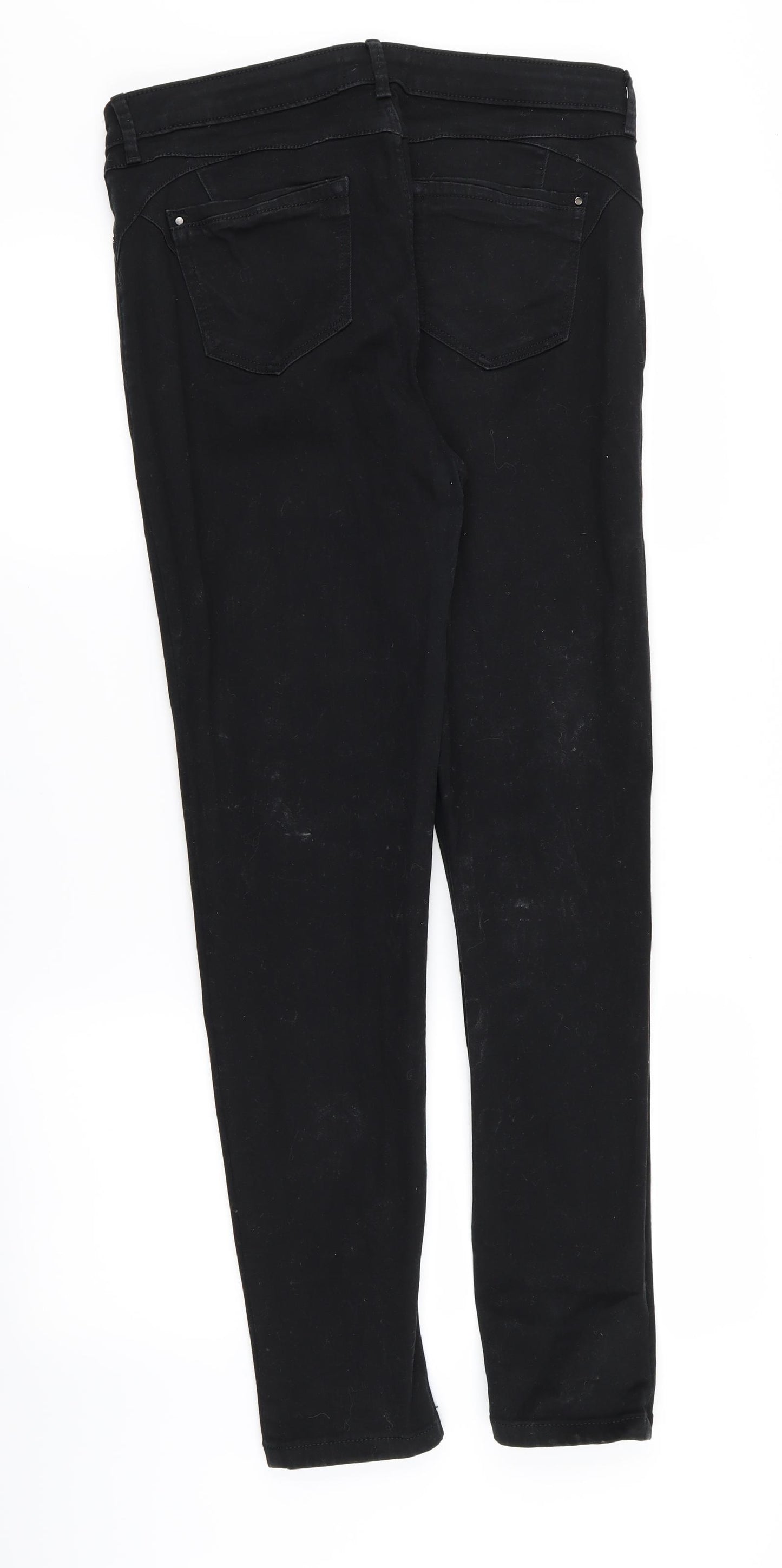 M&S Womens Black   Skinny Jeans Size 14 L29 in
