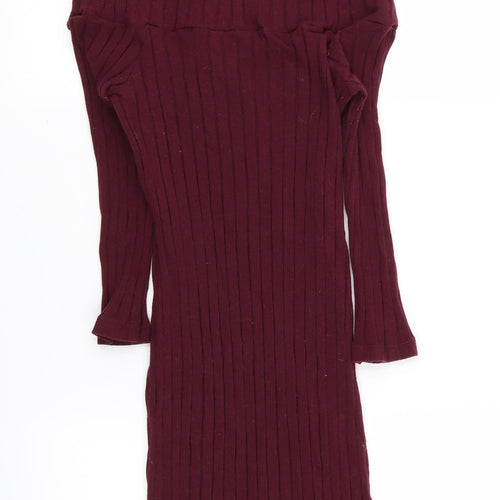 Miss Selfridge Womens Purple   Pencil Dress  Size 14