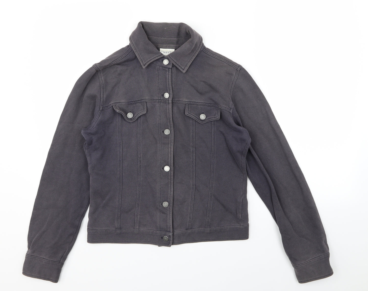 NEXT Womens Grey   Pullover Jumper Size 12  - denim jacket,button up