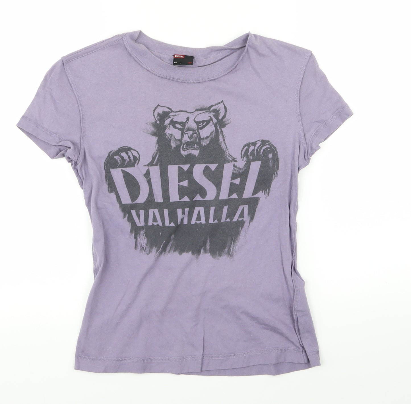 Diesel Womens Purple   Basic T-Shirt Size M