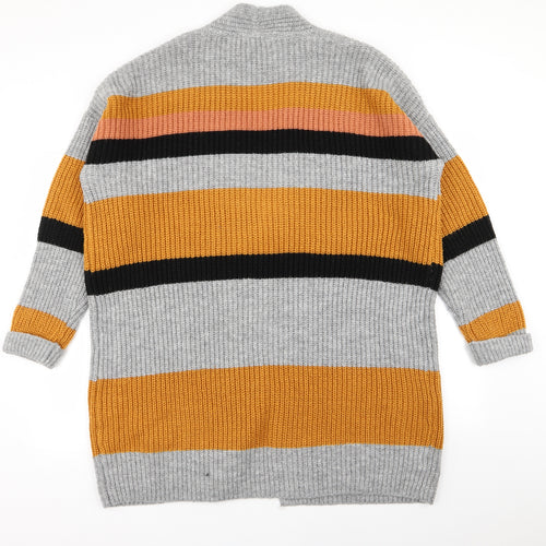 Papaya Womens Multicoloured Striped  Cardigan Jumper Size XL