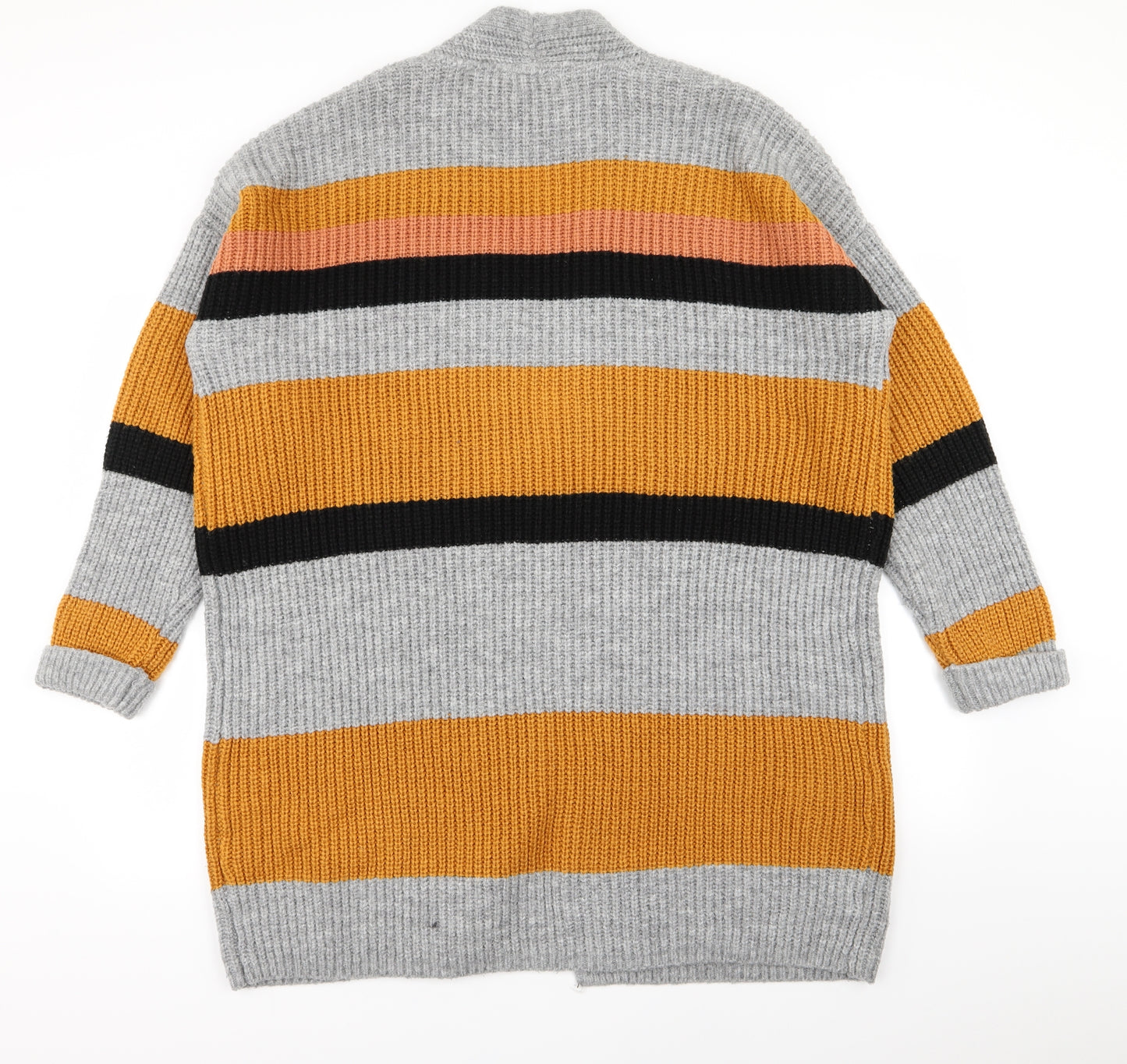 Papaya Womens Multicoloured Striped  Cardigan Jumper Size XL