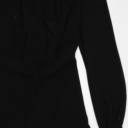 Phase Eight Womens Black   Jumpsuit One-Piece Size 18 L29 in - Tie  up neck