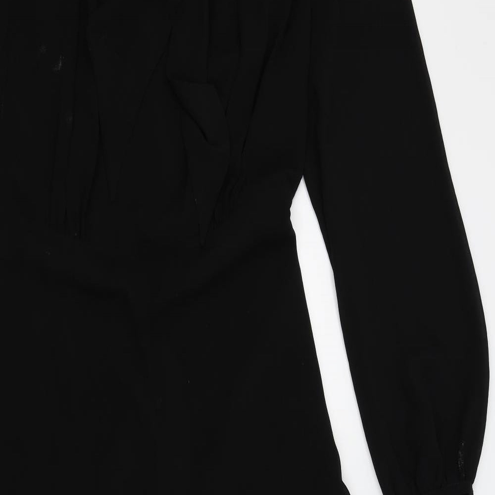 Phase Eight Womens Black   Jumpsuit One-Piece Size 18 L29 in - Tie  up neck