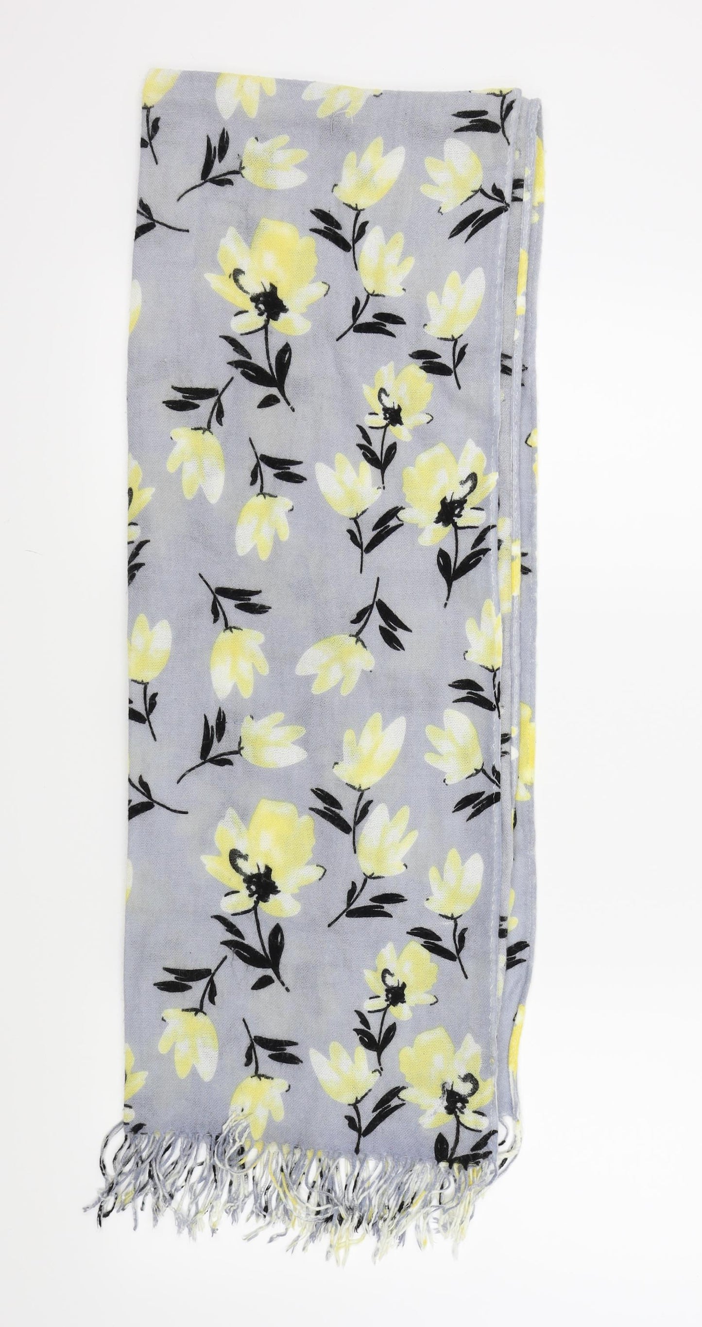 George  Grey Floral   Scarf