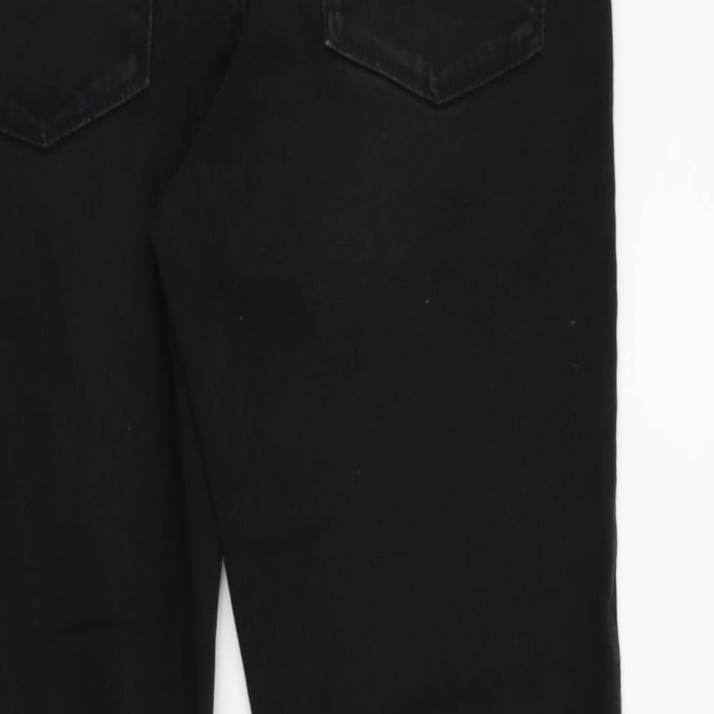 NEXT Girls Black Colourblock  Skinny Jeans Size 16 Years
