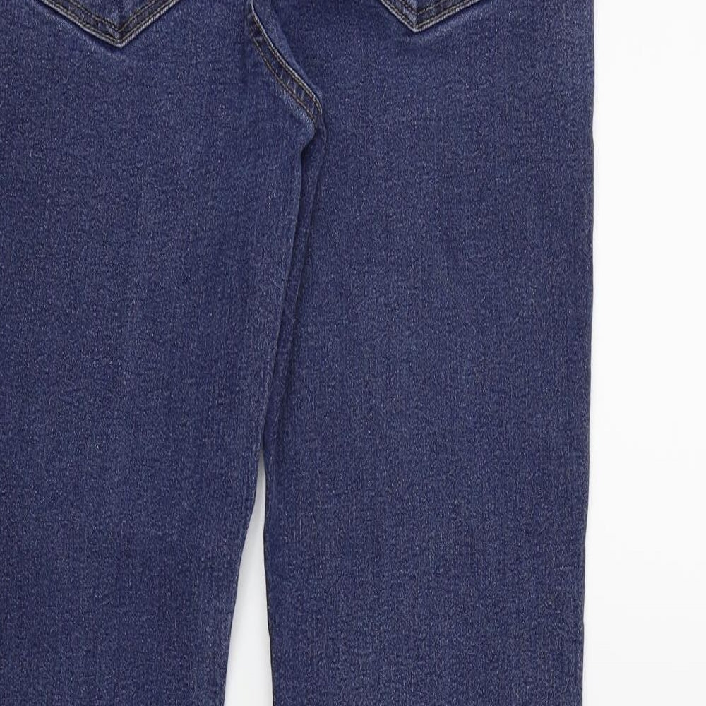 NEXT Girls Blue Colourblock  Skinny Jeans Size 16 Years
