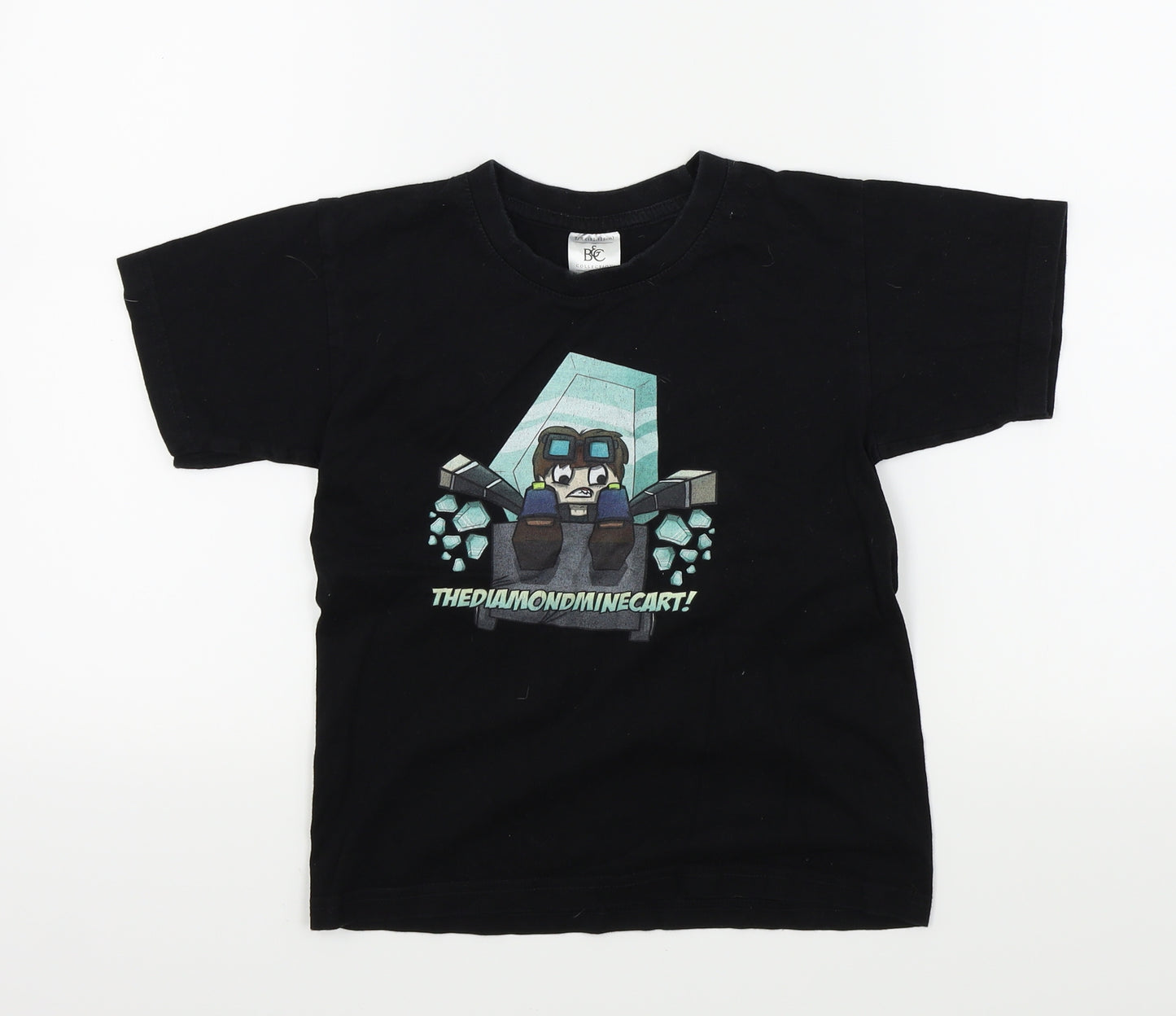 B&C Boys Black Colourblock  Basic Casual Size 7-8 Years