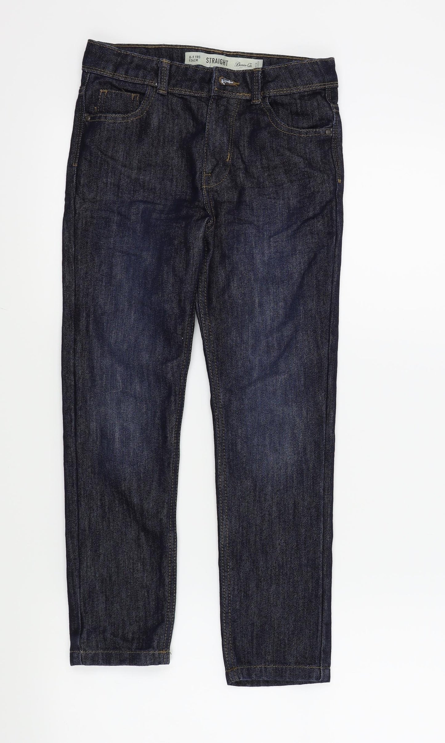 DENIM CO Boys Blue Colourblock  Skinny Jeans Size 8-9 Years