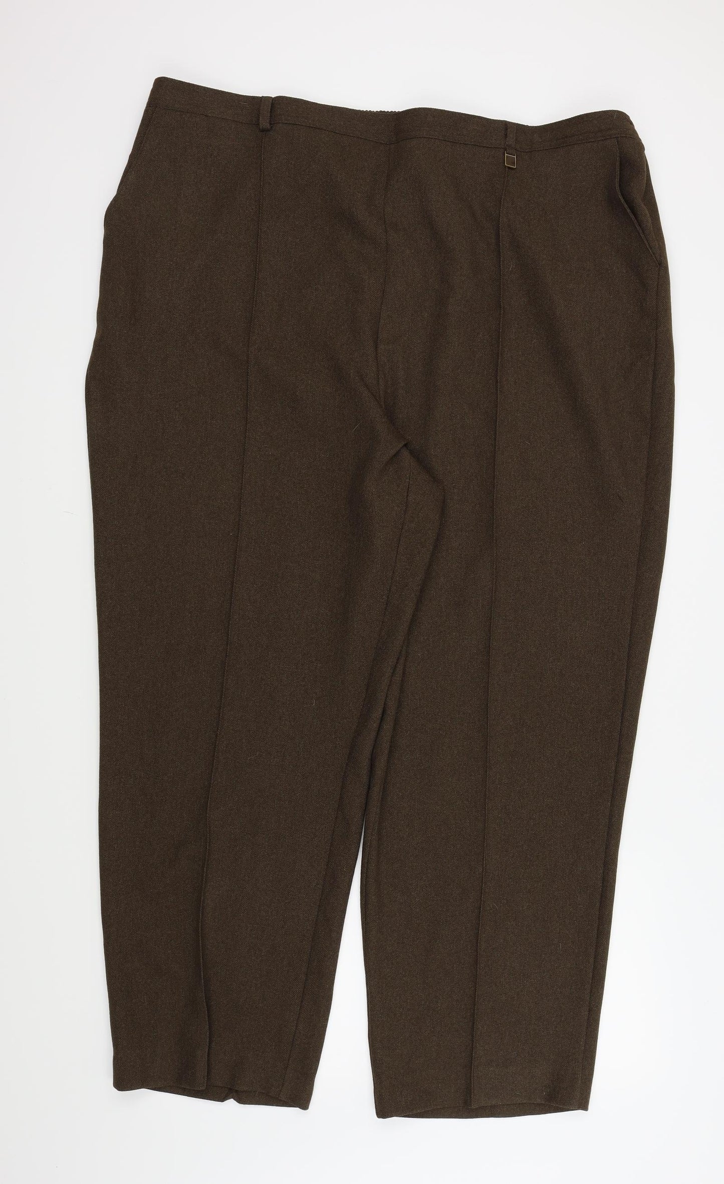 Preworn Womens Brown   Sweatpants Trousers Size 23 in L27 in
