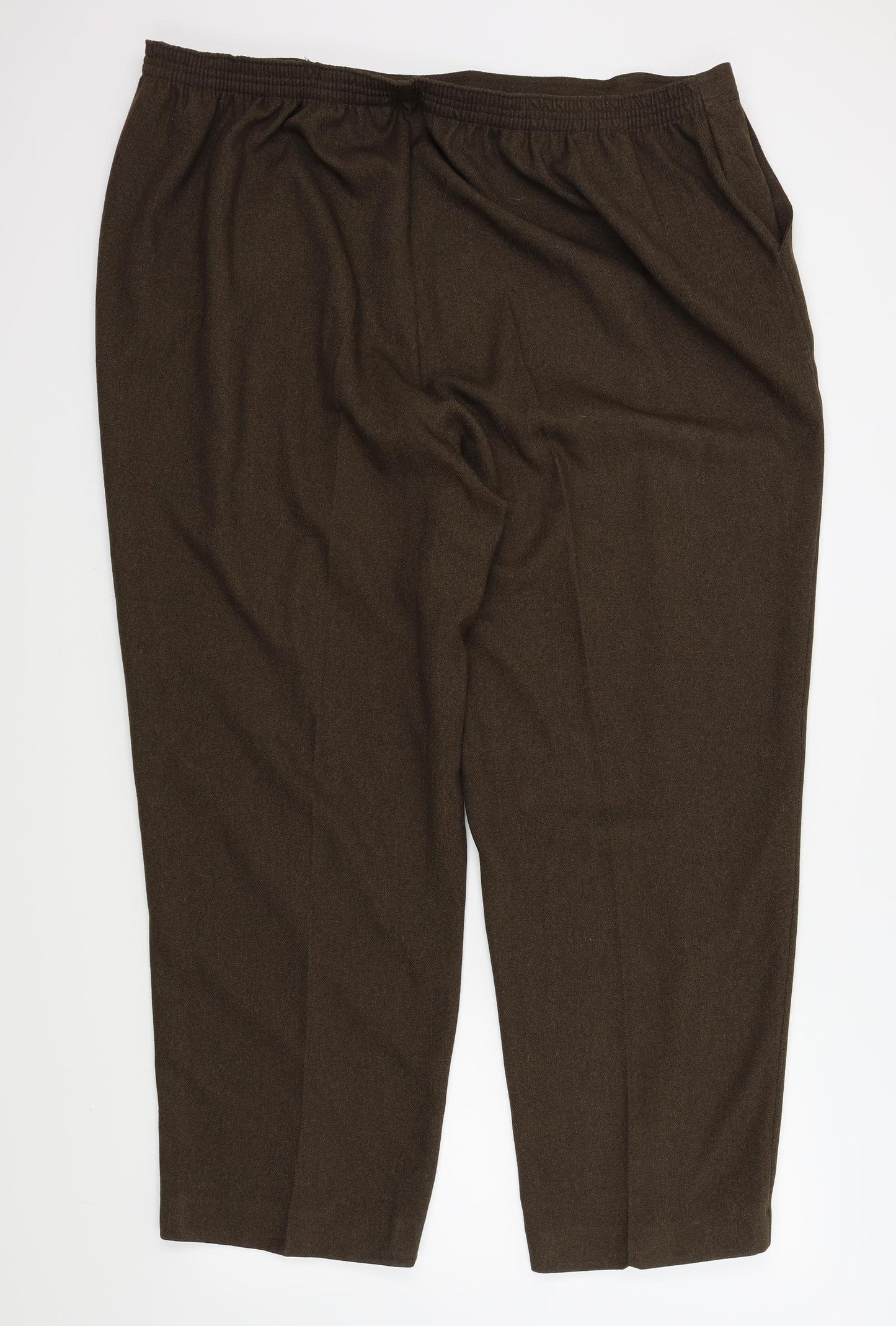 Preworn Womens Brown   Sweatpants Trousers Size 23 in L27 in