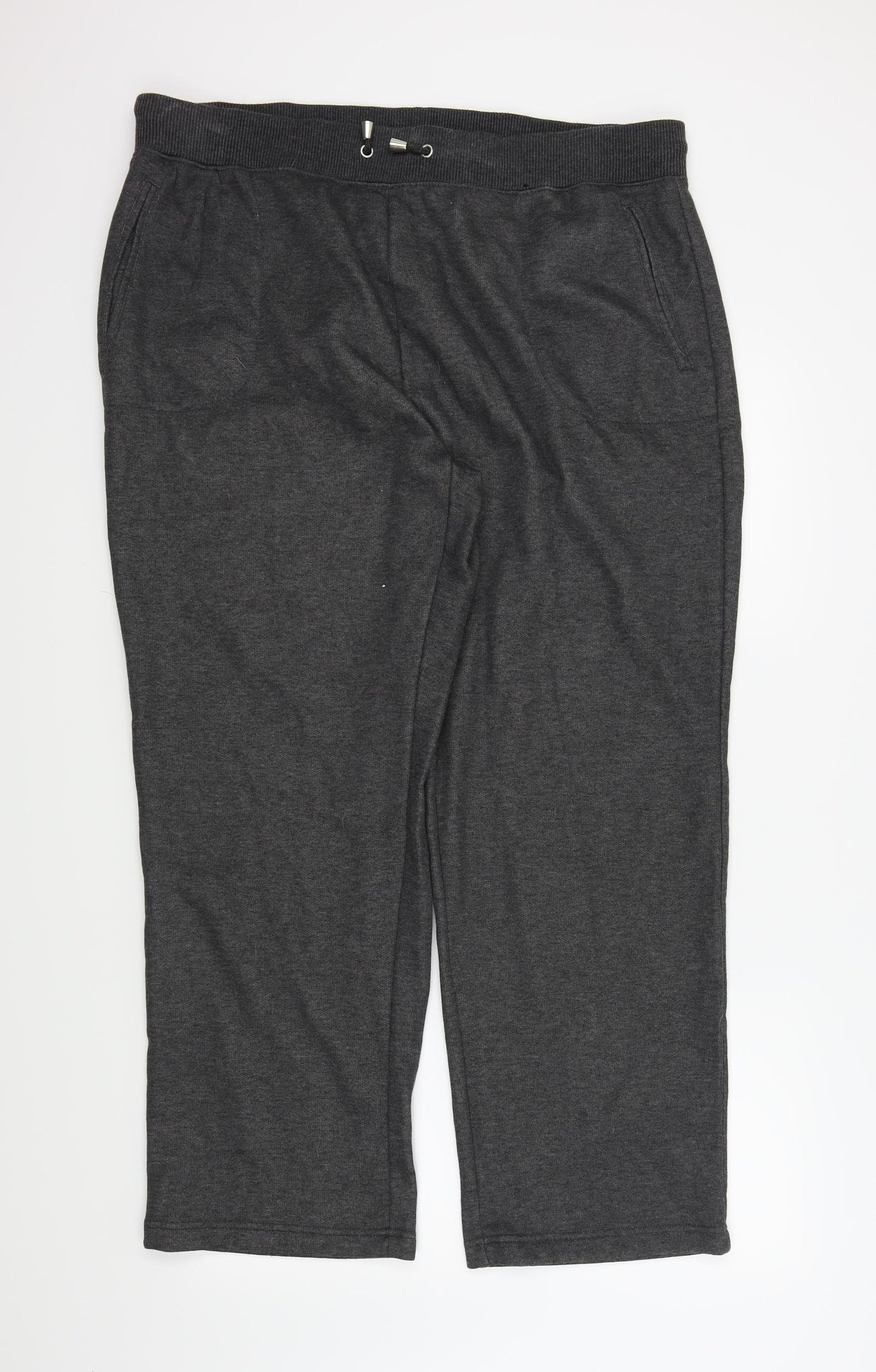 BM Womens Grey   Jogger Trousers Size L L20 in