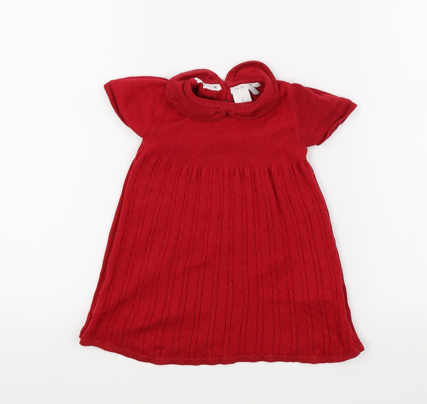 JASPER CORAN  Red Colourblock  A-Line  Size 9-12 Months