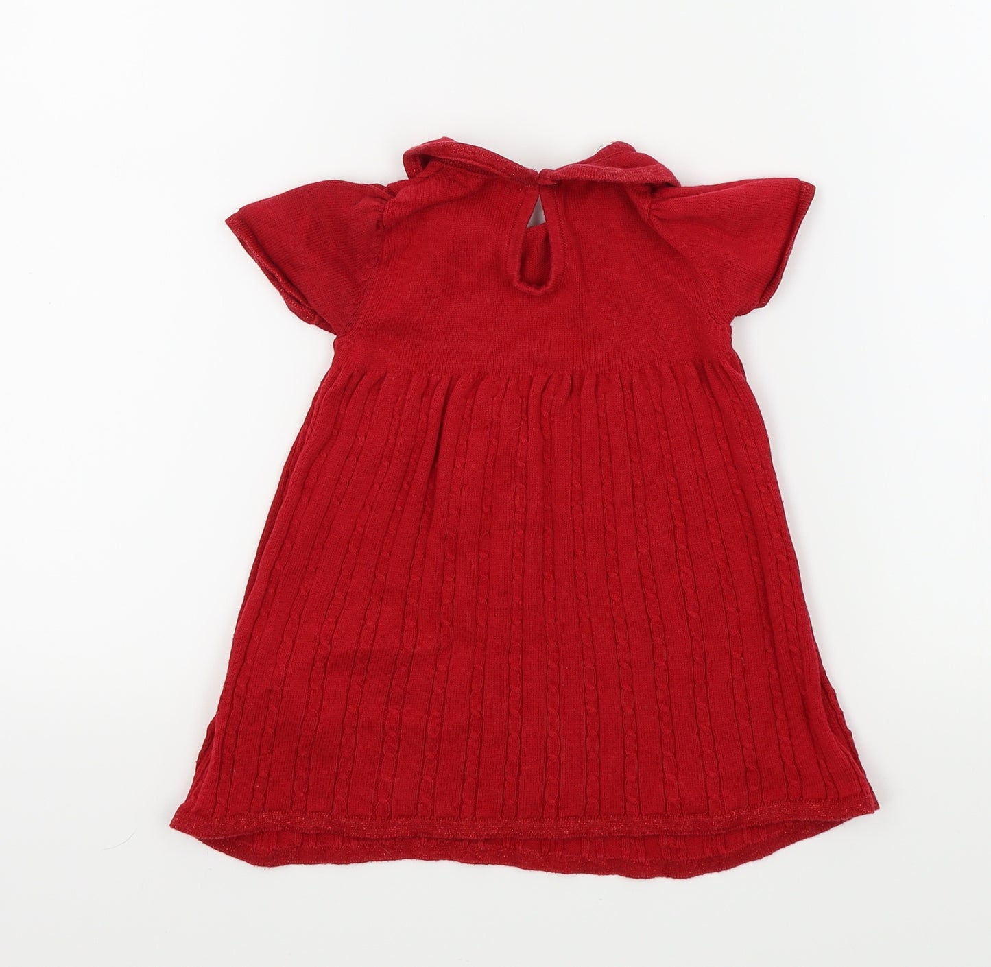 JASPER CORAN  Red Colourblock  A-Line  Size 9-12 Months