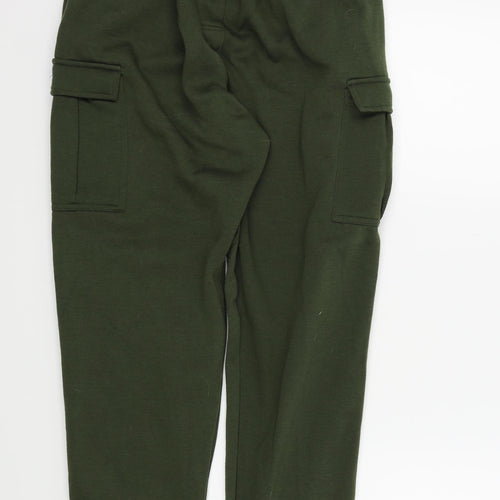 NUGGETS Womens Green   Jogger Trousers Size L L27 in