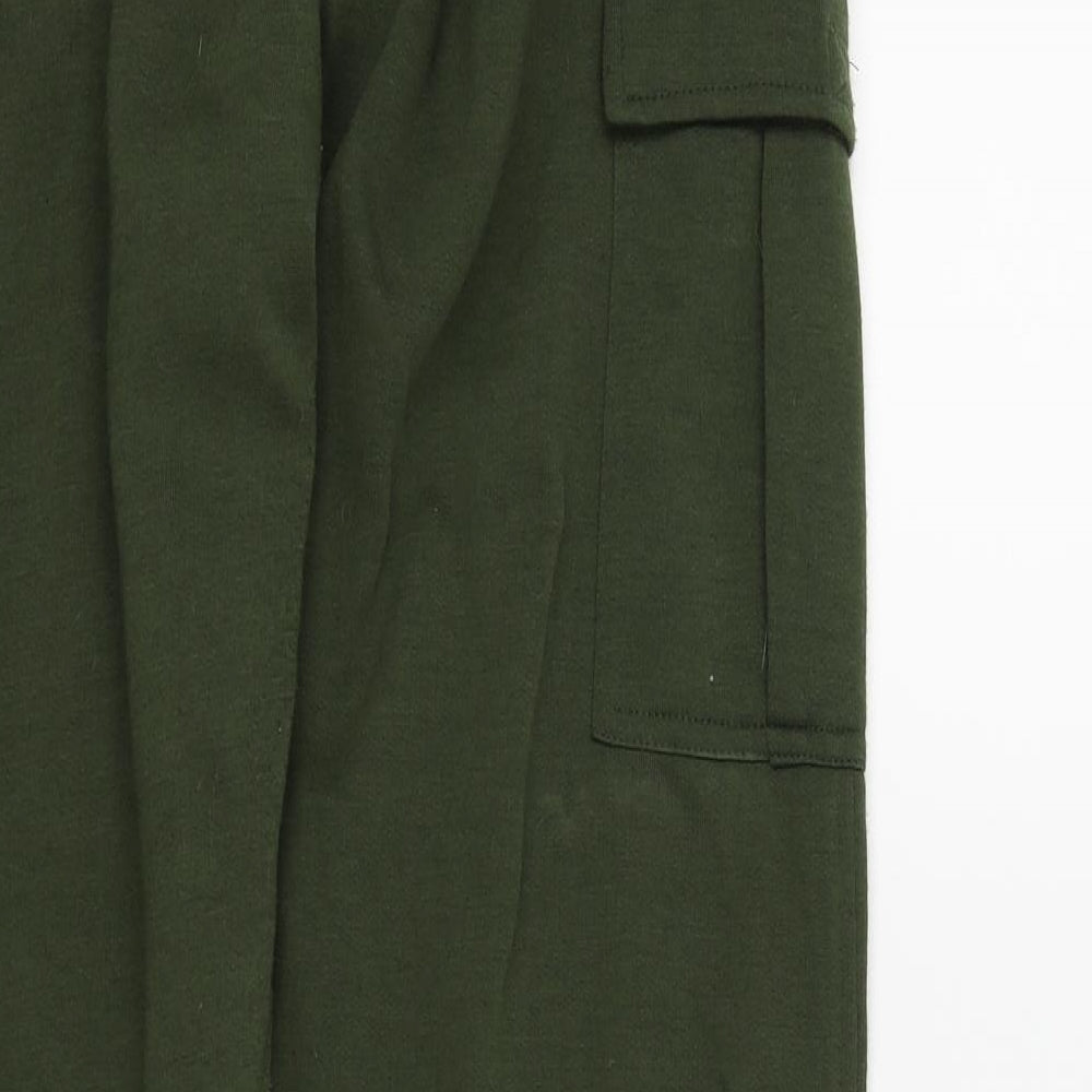 NUGGETS Womens Green   Jogger Trousers Size L L27 in