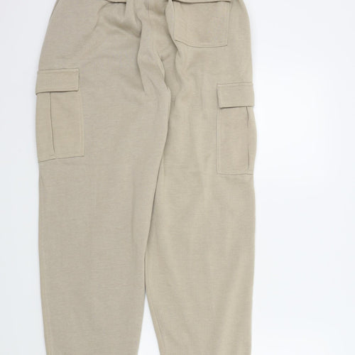 EXE Womens Beige   Jogger Trousers Size L L29 in
