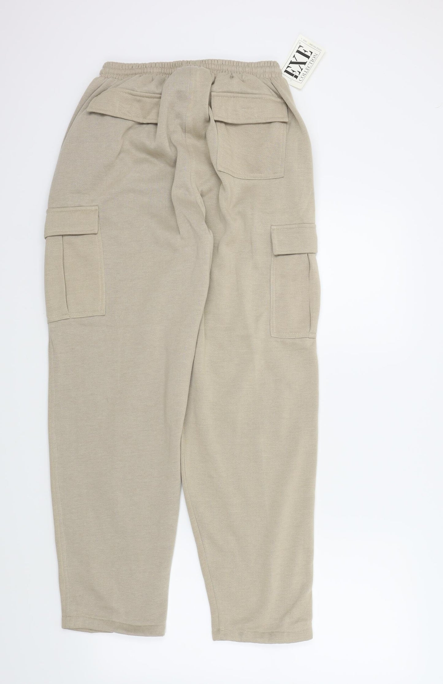 EXE Womens Beige   Jogger Trousers Size L L29 in