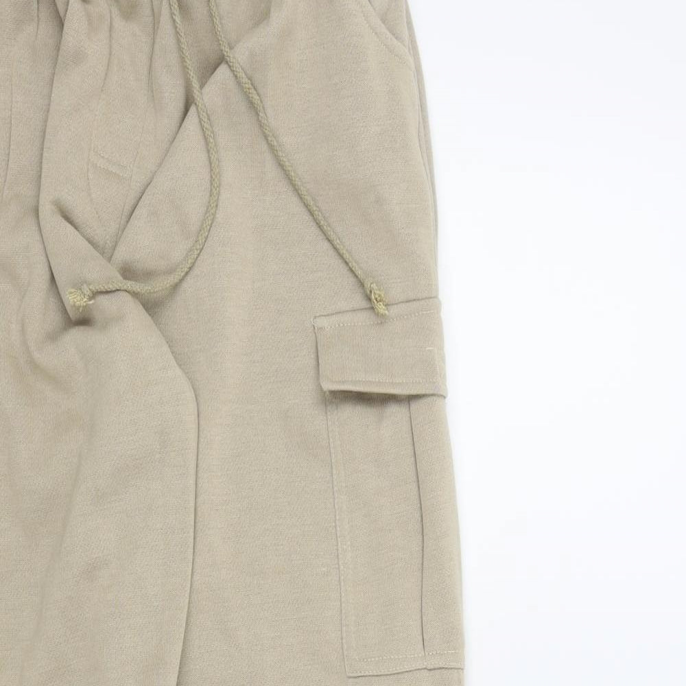 EXE Womens Beige   Jogger Trousers Size L L29 in