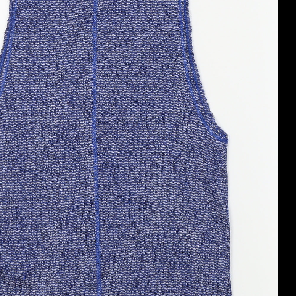 Topshop Womens Blue   Basic T-Shirt Size 10
