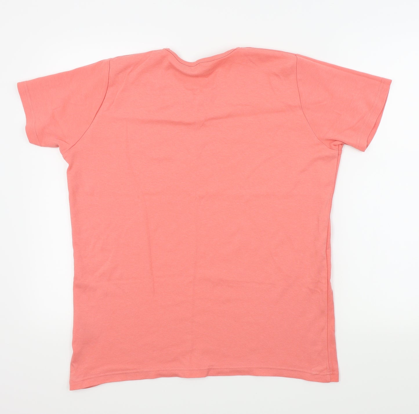 ISLE Womens Orange   Basic T-Shirt Size 18
