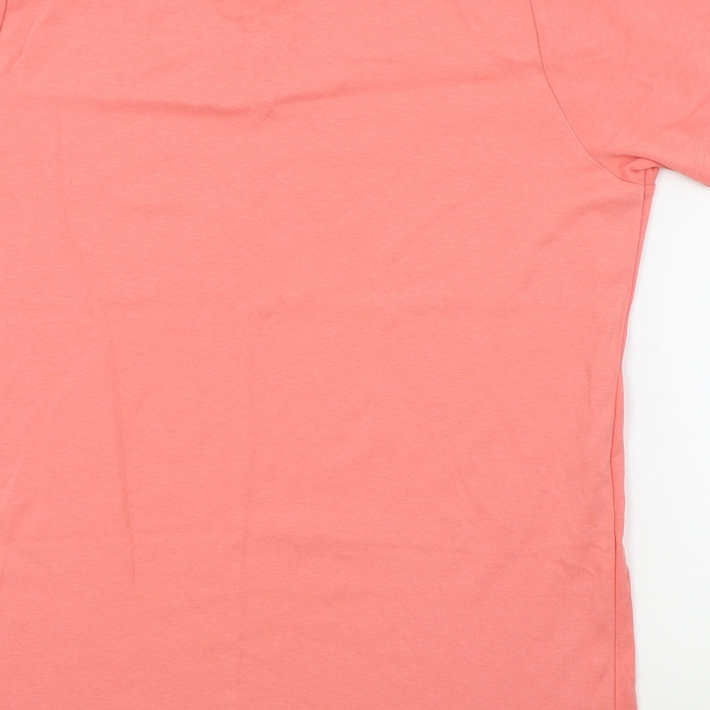 ISLE Womens Orange   Basic T-Shirt Size 18