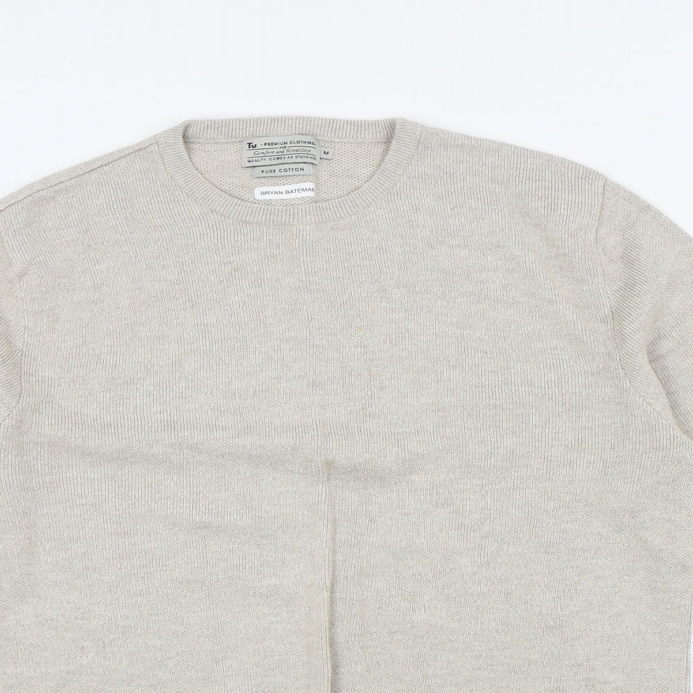 TU Mens Beige   Pullover Jumper Size M