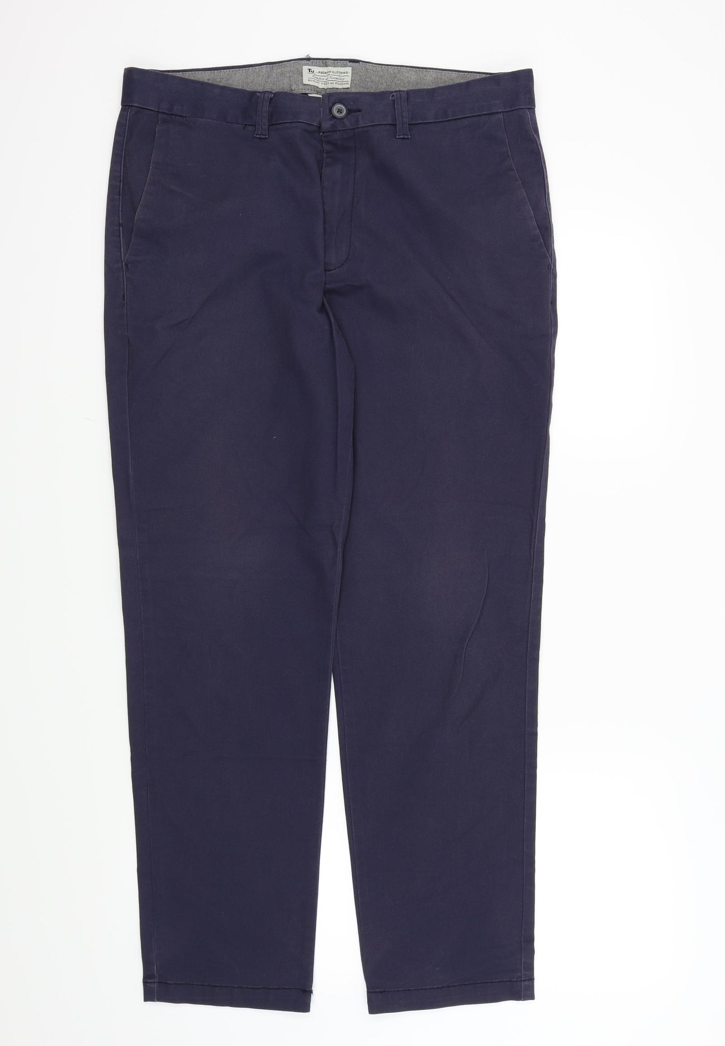 TU Mens Blue   Trousers  Size 34 L29 in